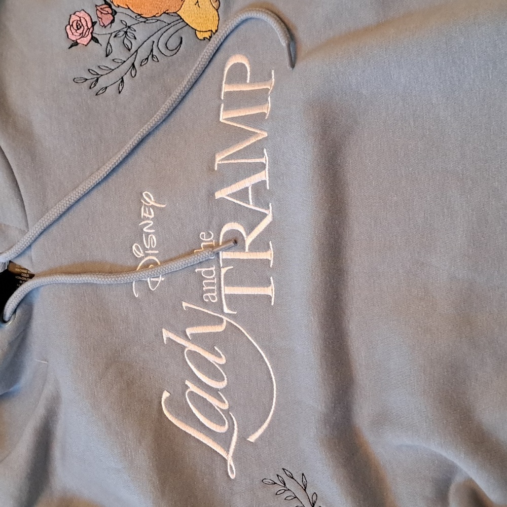 Disney Blue Lady and the Tramp Women's Hoodie - Picture 4 of 16